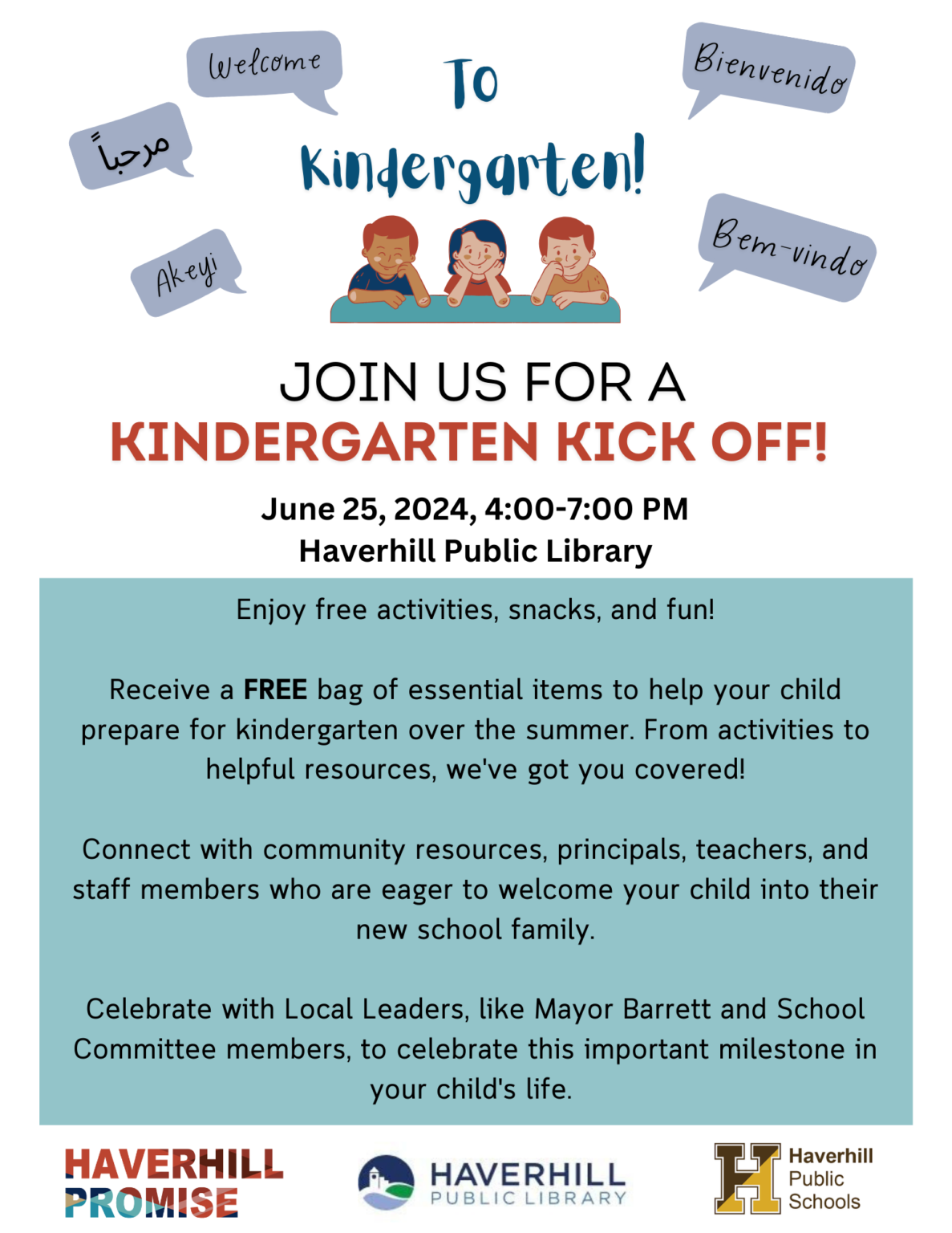 Kindergarten Kick Off! - Nettle Middle School